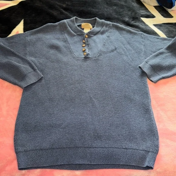 3/$30 Vintage Cabin Essentials Cotton Sweater - Picture 4 of 7
